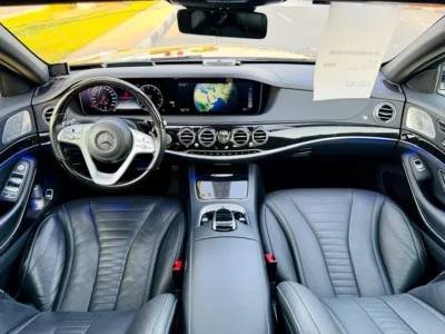 2018 Mercedes-Benz S-Class S 560 4MATIC 8 Cylinder Engine Black Sedan