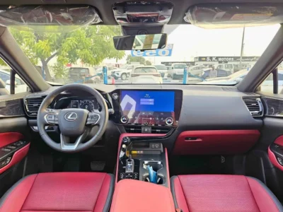 2025 Lexus NX350 ELITE TURBOCHARGED 2.4L 4 Cylinders Engine Grey Red SUV