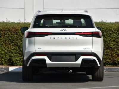 2024 Infiniti QX60 Sensory 3.5 Liter 6 Cylinder Petrol Engine White Beige SUV