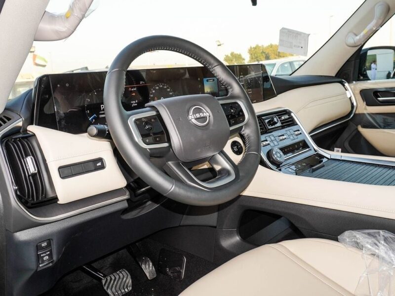 2025 Nissan Patrol SE V6 Cylinder Petrol Engine Black Beige SUV GCC Specs