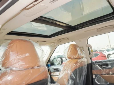 2025 Infiniti QX80 6 Cylinder Petrol Engine Black Tan SUV GCC Specs
