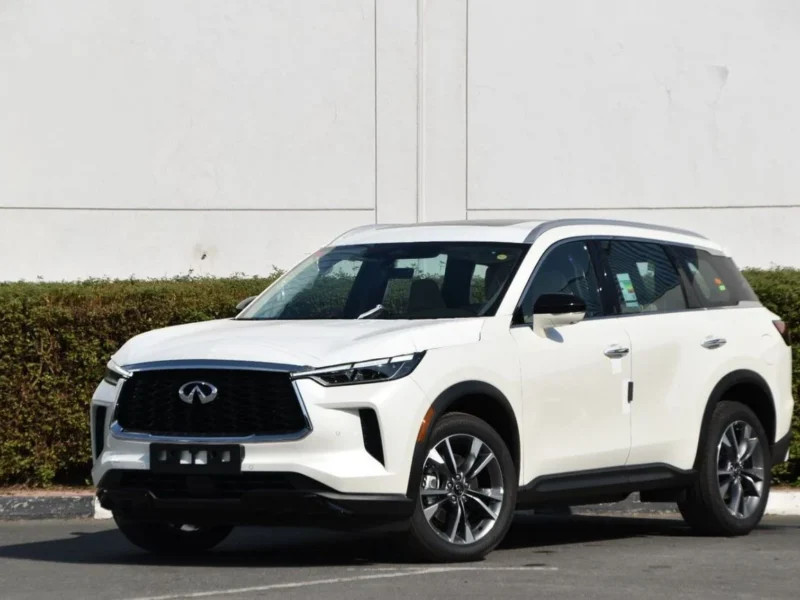 2024 Infiniti QX60 Sensory 3.5 Liter 6 Cylinder Petrol Engine White Beige SUV