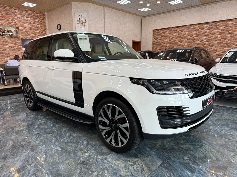 2019 Land Rover Range Rover HSE TOP6 Cylinder Petrol Engine White Beige SUV