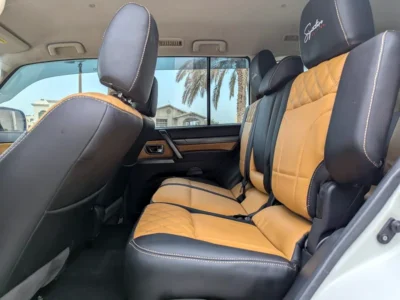 2015 Mitsubishi Pajero GLS 6 Cylinders Petrol Engine White Brown SUV GCC