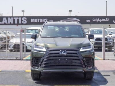 2025 Lexus LX 600 3.5L V6 Cylinder Petrol Engine Green Black SUV GCC