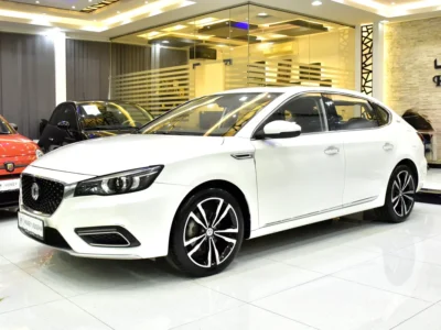 2022 MG MG6 Trophy 4 Cylinder Petrol Engine White Red Sedan GCC Specs