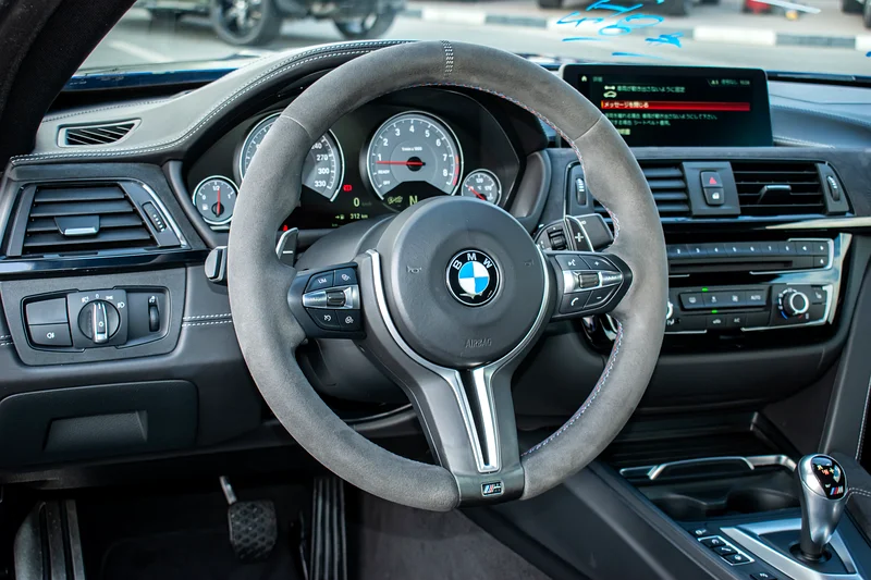 2018 BMW M4 Coupe 6 Cylinder Petrol Engine Blue Black Coupe