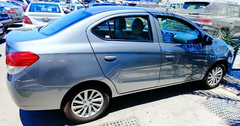 2019 Mitsubishi Attrage Other 5 Cylinder Petrol Engine Silver Grey Sedan GCC