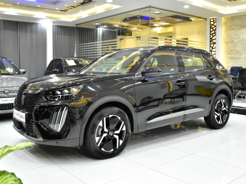 2024 Peugeot 2008 GT Line 3 Cylinder Petrol Engine Black Crossover GCC Specs