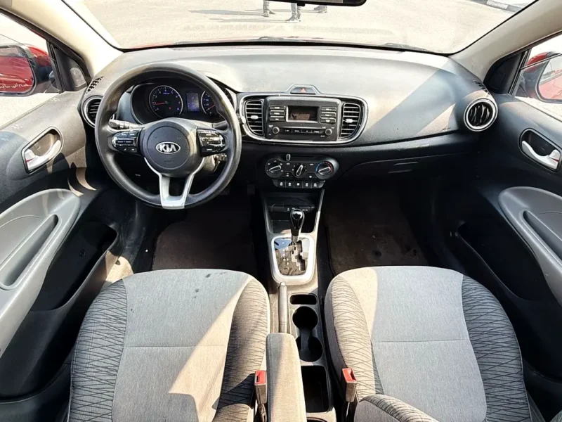 2020 Kia Pegas S 4 Cylinder Petrol Engine Red Grey Sedan GCC Specs