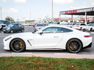 2024 Mercedes-Benz AMG GT 8 Cylinder Petrol Engine White Black Coupe