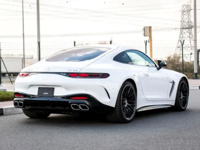 2024 Mercedes-Benz AMG GT 8 Cylinder Petrol Engine White Black Coupe