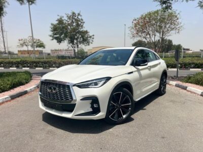 2024 Infiniti QX55 2.0 Liter 4 Cylinder Petrol Engine White Beige SUV GCC