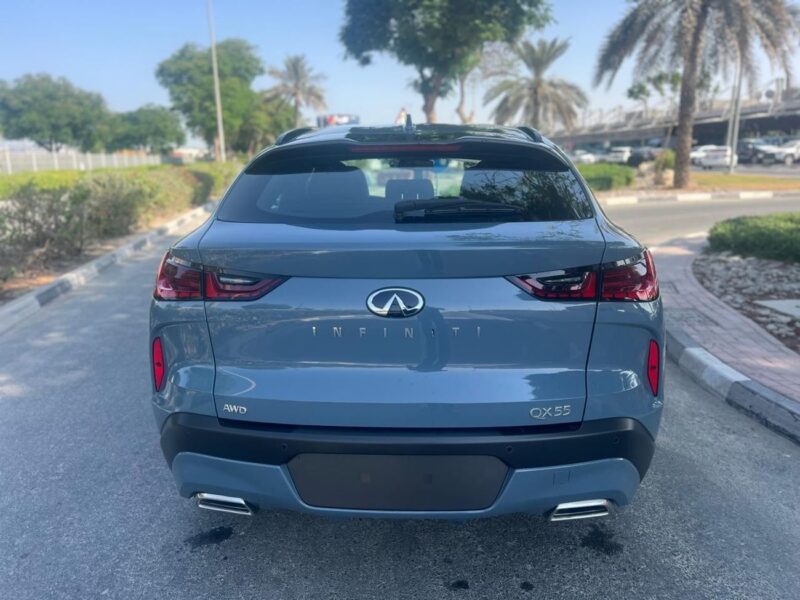 2024 Infiniti QX55 Luxe 2.0 Liter 4 Cylinder Petrol Engine Grey Beige SUV GCC