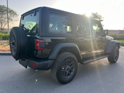2025 Jeep Wrangler Unlimited Sport S 2.0L AT 4 Cylinder Petrol Engine Black Grey SUV