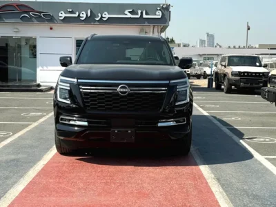 2025 Nissan Armada Platinum 6 Cylinder Petrol Engine Black Brown SUV