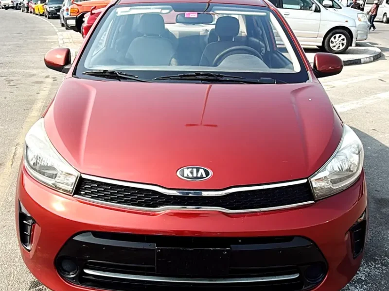 2020 Kia Pegas S 4 Cylinder Petrol Engine Red Grey Sedan GCC Specs