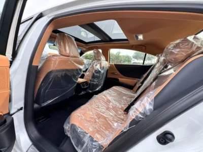 2025 LEXUS ES350 3.5 Liters 6 Cylinder Petrol Engine White Tan Sedan GCC