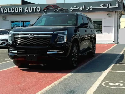 2025 Nissan Armada Platinum 6 Cylinder Petrol Engine Black Brown SUV