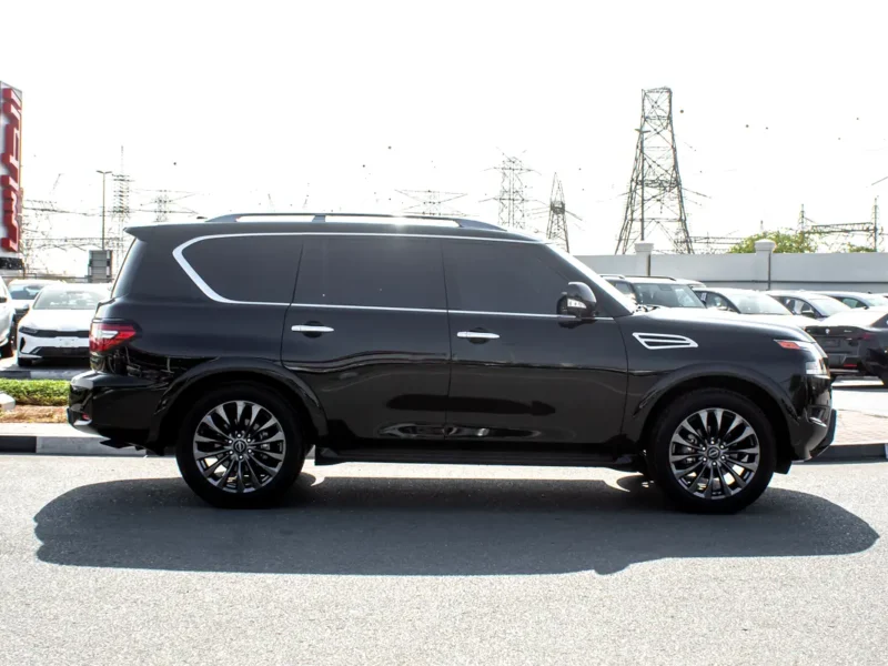 2024 Nissan Armada Platinum 8 Cylinder Petrol Engine Black Brown SUV