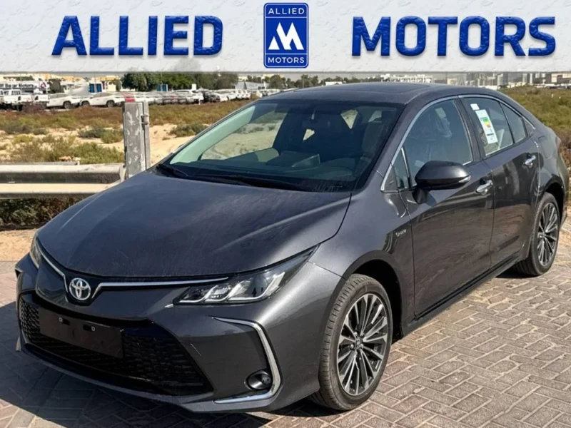 2025 TOYOTA COROLLA GLI HEV 1.8L 4 Cylinder Engine Grey Beige Sedan GCC