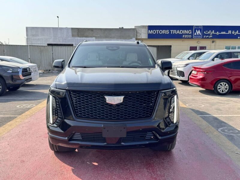 2025 CADILLAC ESCALADE ESV SPORT PLATINUM 6.2L V8 Black White SUV