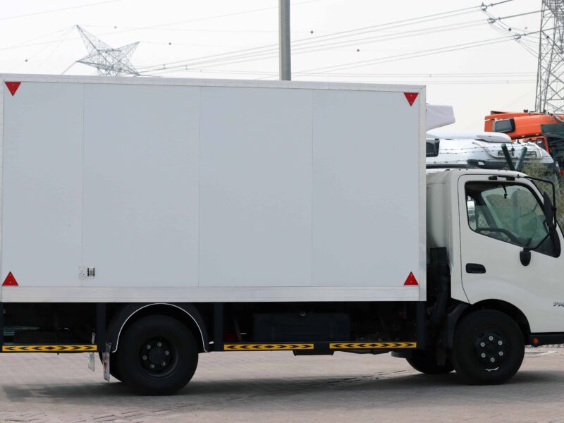 2023 Hino 300 Freezer Van 4.0L 4 Cylinder Engine MT White Diesel White Grey