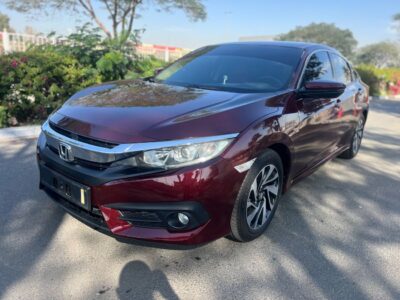 2017 Honda Civic LX 2.0 Liters 4 Cylinders Engine Maroon Beige Hatchback GCC