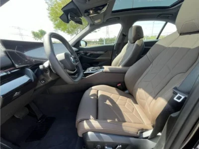 2024 BMW 520I 2.0 Litres 4 Cylinders Petrol Engine Black Tan Sedan