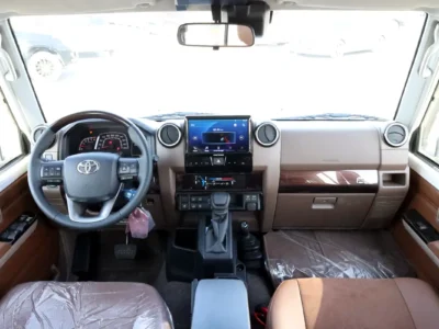 2025 Toyota Land Cruiser 76 Hardtop LX 6 Cylinder Petrol Engine White Brown SUV