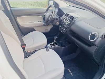 2022 Mitsubishi Attrage GLS 3 Cylinder petrol Engine White Beige Sedan