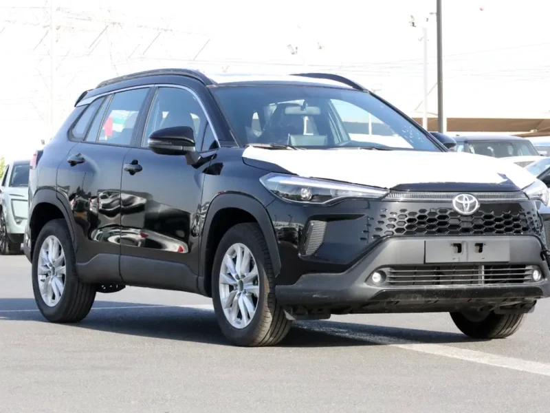 2025 Toyota Corolla Cross Other 3 Cylinder Petrol Engine Black Brown SUV GCC