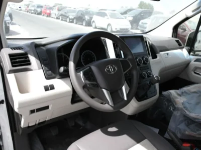 2025 Toyota Hiace GL -High Roof Commuter 3.5L 6 Cylinders MT White Grey