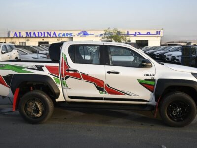 2025 Toyota Hilux 4.0L 6 Cylinder GR Sport Rally Edition Full Option White Black