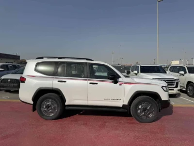 2026 TOYOTA LAND CRUISER GR-S 3.3L 6 Cylinder Engine DIESEL White Red SUV