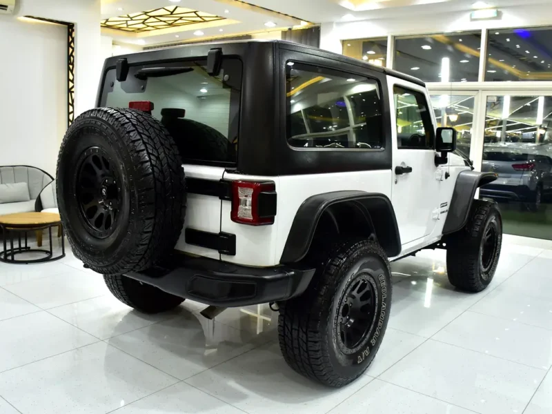 2017 Jeep Wrangler Sport 6 Cylinders Petrol Engine White Black SUV GCC