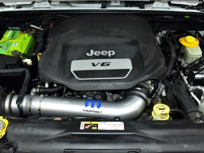 2017 Jeep Wrangler Sport 6 Cylinders Petrol Engine White Black SUV GCC