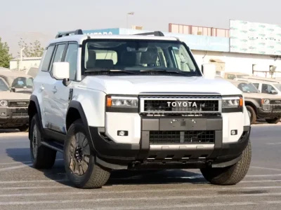 2024 Toyota Prado Other 4 Cylinder Petrol Engine White Beige SUV GCC