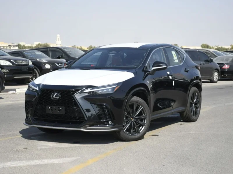 2026 Lexus NX 350 F SPORT 2.4 Liter 4 Cylinder Petrol Engine Black Red SUV