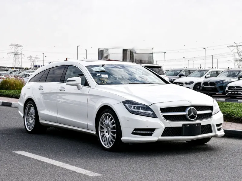 2013 Mercedes-Benz CLS-Class CLS 550 8 Cylinder Petrol Engine White Black Wagon