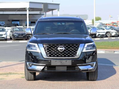2014 Nissan Patrol 5.6 Liter V8 Cylinder Petrol Engine Black Beige SUV