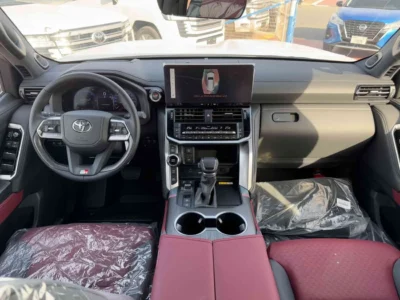 2026 TOYOTA LAND CRUISER GR-S 3.3L 6 Cylinder Engine DIESEL White Red SUV
