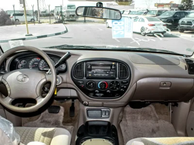 2006 Toyota Tundra Double Cab Limited 8 Cylinder Petrol Engine Black Beige