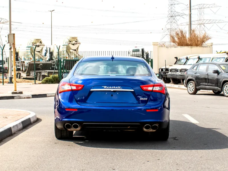 2014 Maserati Ghibli Other 6 Cylinder Petrol Engine Blue Orange Sedan