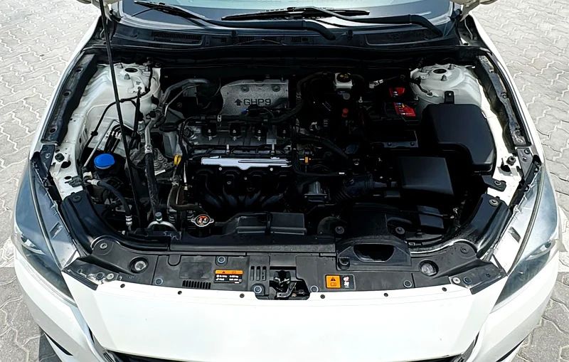 2019 Mazda 3 Other 4 Cylinder Petrol Engine White Beige Sedan GCC Specs