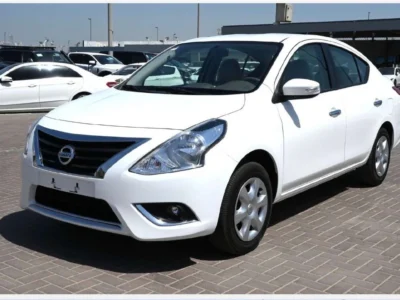 2026 Nissan Sunny 4 Cylinder Petrol Engine White Beige Sedan GCC Specs