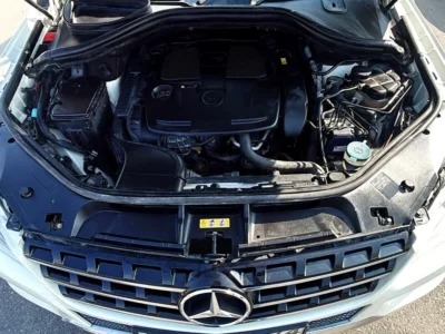 2012 Mercedes-Benz M-Class ML 350 6 Cylinders Engine White Beige SUV