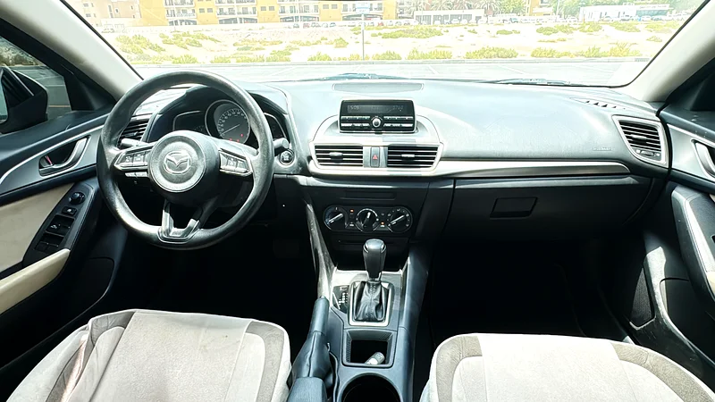 2019 Mazda 3 Other 4 Cylinder Petrol Engine White Beige Sedan GCC Specs