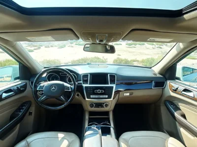2012 Mercedes-Benz M-Class ML 350 6 Cylinders Engine White Beige SUV