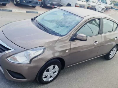 2017 Nissan Sunny Other 4 Cylinder Petrol Engine Grey Beige Sedan GCC Specs